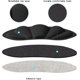 thumbnail image 3 of Heel Cushion Pads, Adhesive Back of Heel Grips Inserts for Boots, Too Big Loose Shoes, Reusable Heel Guards Liners for Women Men, Improve Shoe Fit,4PCS-Black+4PCS-Black, 3 of 5