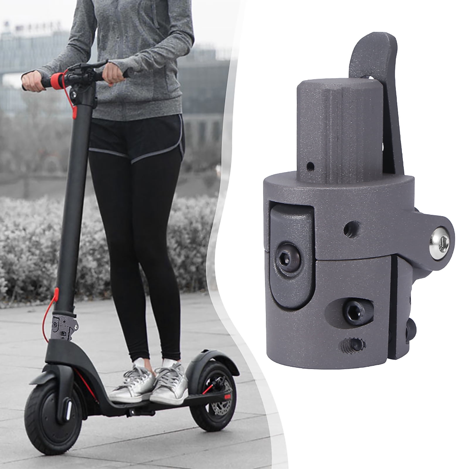 VGEBY Electric Scooter Folding Buckle Aluminum Alloy Scooter Reinforced Folding Hook for M365 365PRO 