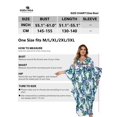 thumbnail image 6 of Edolynsa Plus Size Kaftan Dresses for Women Maxi Beach Dress Bathing Suit Cover up Lightweight Resort Wear Mumu Dress, 6 of 8