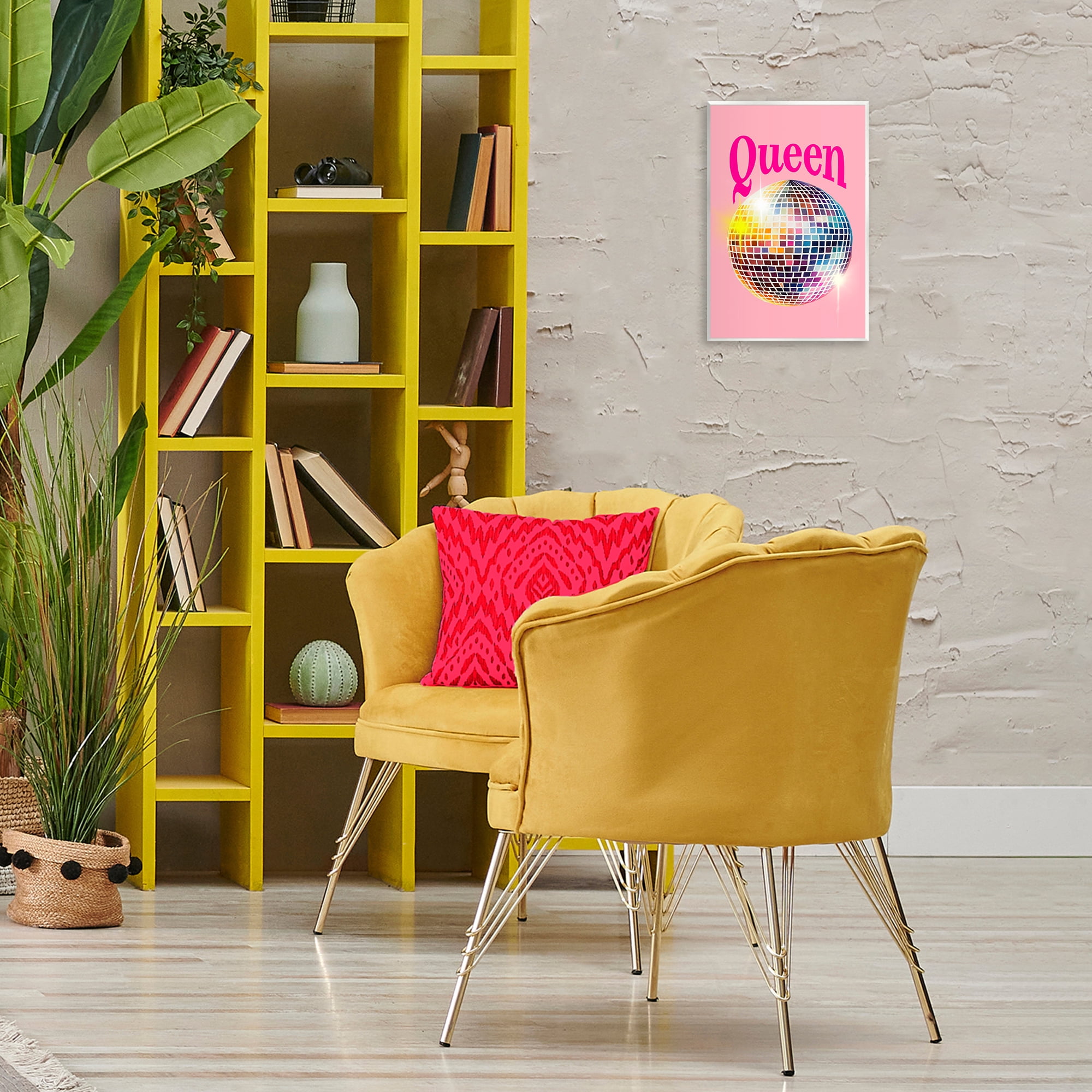 Stupell Industries Sparkling Disco Queen Entertainment Painting Unframed Art Print Wall Art, 10 x 15