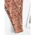thumbnail image 7 of ZAFUL for Women Swimsuit Zebra Leopard Giraffe Print High Leg Thong String Bikini Swimwear Black S, 7 of 7