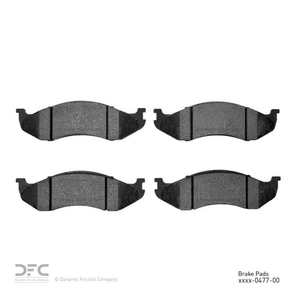 Dynamic 1214-0477-00 DFC Heavy Duty Pads - Semi Metallic Fits select: 1997-2006 JEEP WRANGLER / TJ, 1990-1995 JEEP WRANGLER / YJ