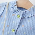 thumbnail image 5 of JDQJBZ Baby Girl Short Sleeve Dress Polka Print Ruffle With Bag Outfit, 5 of 5