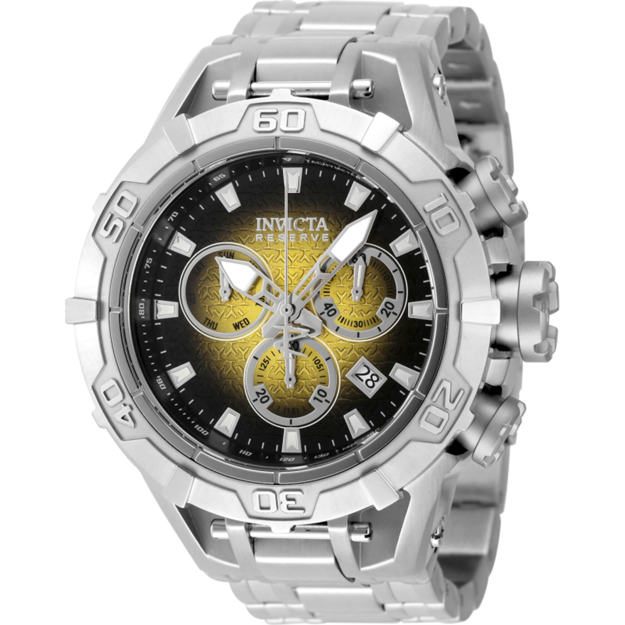 Invicta 44593 Men's Cerberus Tri Time Two Tone Case Bracelet Watch