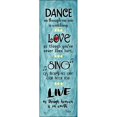 thumbnail image 1 of LPG Creative 3667 Danse Amour Chanter Live Plaque Murale, 1 of 1