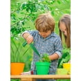 thumbnail image 2 of HUGFEGWE 6 Pieces Mini Sowing Seed Dispenser Sower Small Seed Spreader Seed Planter Tool, Handheld Seed Planter, Seed Sower Tool with Seedlings Dibber(6pcs-B) CA919-77251, 2 of 8