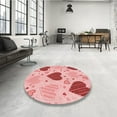 thumbnail image 4 of Ahgly Company Machine Washable Indoor Rectangle Transitional Red Area Rugs, 5' x 8', 4 of 7