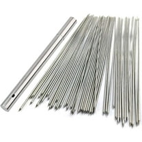 Barbecue Skewers, 100PCS Metal Skewers for Grilling BBQ Needle Sticks for Meat Shrimp Chicken Vegetable Outdoor Cooking