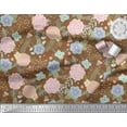 thumbnail image 3 of Soimoi Polyester Crepe Fabric Leaves & Floral Artistic Printed Fabric 1 Yard 52 Inch Wide, 3 of 3