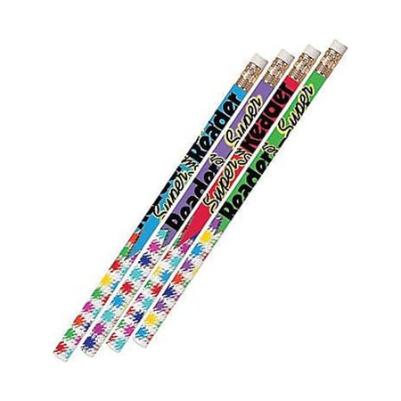 UPC: 0809263923398 | Musgrave Pencil Company Musgrave Super Reader Motivational Pencils Pack of 12 (MUS2339D)