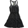 thumbnail image 1 of Aeropostale Womens Tiny Hearts Racerback Dobladillo plisado Sundress, Gris, Large Aeropostale vestido de verano, 1 of 1