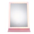 thumbnail image 1 of MasteelfCA Travel Makeup Mirror with LED Light Desktop Tabletop Folding Mirror for Women, 1 of 8