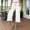 White, variant on PYGNJK Women's Capris Casual Summer Loose Comfy Drawstring Waist Wide Leg Capri Pants With Pockets