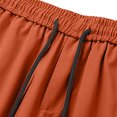 thumbnail image 3 of FRSASU Men's Leisure Cargo Pants Relaxed Fit Outdoor Hiking Camping Fishing & Construction Sports Work Trendy Trousers Brown, 3 of 9