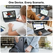 HYYUO 2 in 1 11.6Touchscreen Laptop, 256GB SSD 16GB RAM, Intel 6500Y Convertible Tablet Notebook, 360° Flip, Ultra-portable Laptop, Windows 11 Laptop for Office, Business, Study