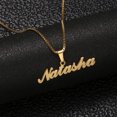 thumbnail image 4 of Custom Name Necklace Personalized Choker Custom Name Lobster Clasp Necklace Personalized Jewelry Handmade Nameplate Pendant Necklaces Best Gift Jewelry for Women, 4 of 5