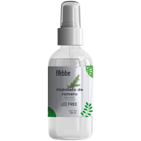 Tónico facial natural de ROMERO Hebbe Cosmetics Hidrolato 120 ml