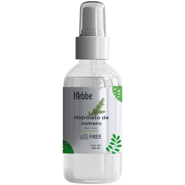 Tónico facial natural de ROMERO Hebbe Cosmetics Hidrolato 120 ml