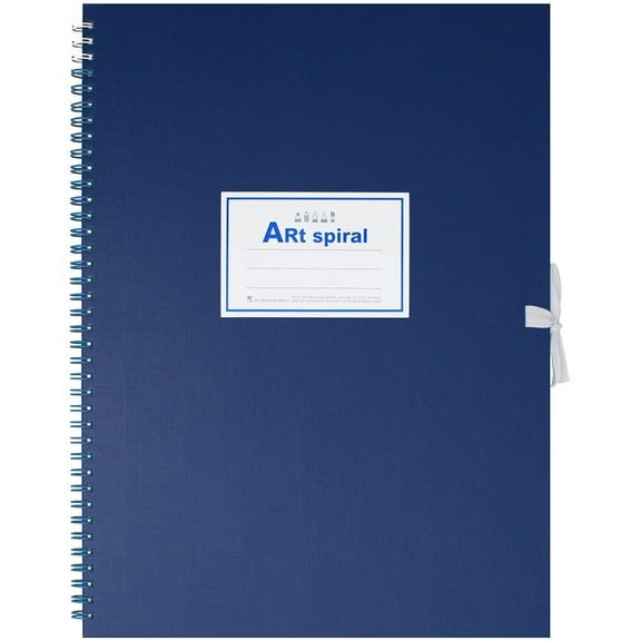Maruman S314-02 Sketchbook F4 Art Spiral Drawing Paper, Thick, Blue, 24 Sheets