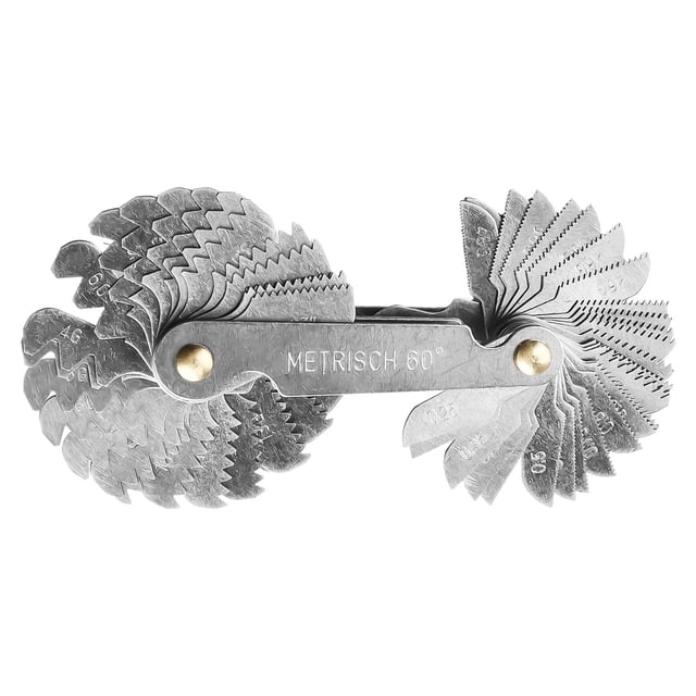 Thread Pitch Cutting Gauge Tool Set Metric 60°+ Imperial 55°+ U.S 60° 58pc