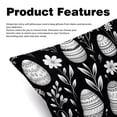 thumbnail image 2 of Easter Chair Pillow Covers Set with Unique Patterns for Bed and Throw Pillows - Sizes 16x16, 18x18, 20x20 Inches for Various Occasions - Set of 2 Items, 2 of 6