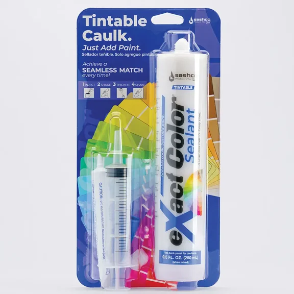 Sashco - 12010 Exact Color Custom Colored Caulk - DIY Kit 9.5-Ounce, Single Pack