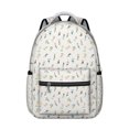 thumbnail image 1 of Football Baseball Students Backpack Sports Ball Game School Bag with Soccer Basketball Print, Durable and Adjustable Strap for Training, 1 of 6