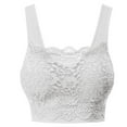 thumbnail image 1 of B91xZ Womens Fashion Bra Medium Support Racerback Sports Bra,White L, 1 of 4