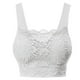 thumbnail image 1 of Gibobby Sujetadores para mujer Cubra el cordón de las mujeres con sujetador delantero Sujetador deportivo Encaje Top sin costuras Íntimos(Blanco,XXL), 1 of 5