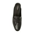 thumbnail image 3 of YDN Women Classic Flats Low Heel Slide Round Closed Toe Mules Slip On Loafers Flats Casual Comfortable Dressy Shoes Size 14 Black, 3 of 4