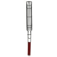 thumbnail image 4 of Barbecue Grill Basket, Lockable Kebab Grilling Basket Easy Cleaning Portable Iron  For Picnicking For Vegetable Wood Color,Red, 4 of 8