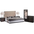thumbnail image 1 of Recamara Kessa Muebles  Marsella King Size 5 Piezas Café, 1 of 2