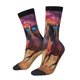 thumbnail image 1 of Balery a herd of horses Calcetas Largas con Estampado para Hombre y Mujer – Suaves y Transpirables, Talla Única (US 5-11), 1 of 6