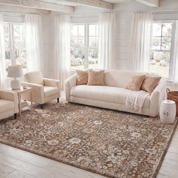 Safavieh Hazel Marissa Oriental Area Rug, Brown/Ivory, 5'3" x 7'6"