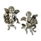 thumbnail image 3 of Escultura de pared de ángel perfecl Resina figurita coleccionable estilo B, 3 of 8