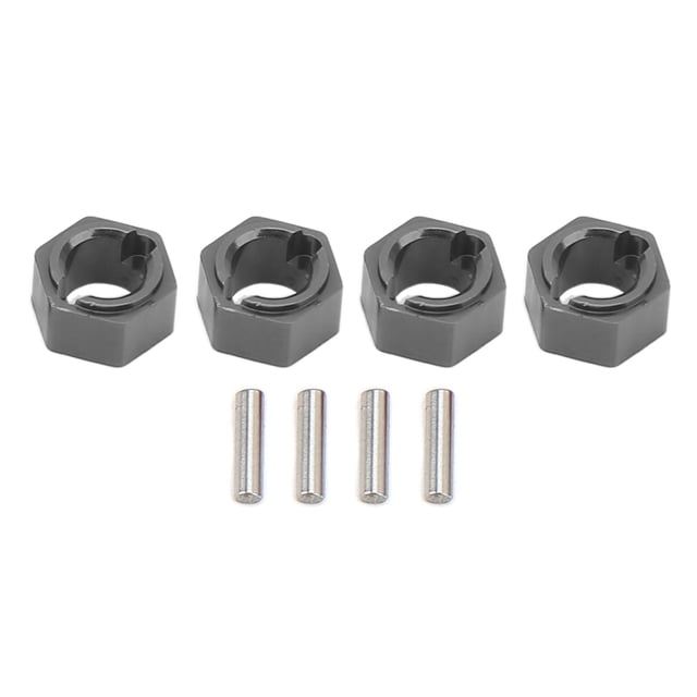 Adaptador de accionamiento hexagonal de rueda RC de aleación de aluminio profesional, cubos de rueda hexagonales de 7mm para FMS FCX24 1/24 RC Car Titanium YUNYI BRAND Deportes