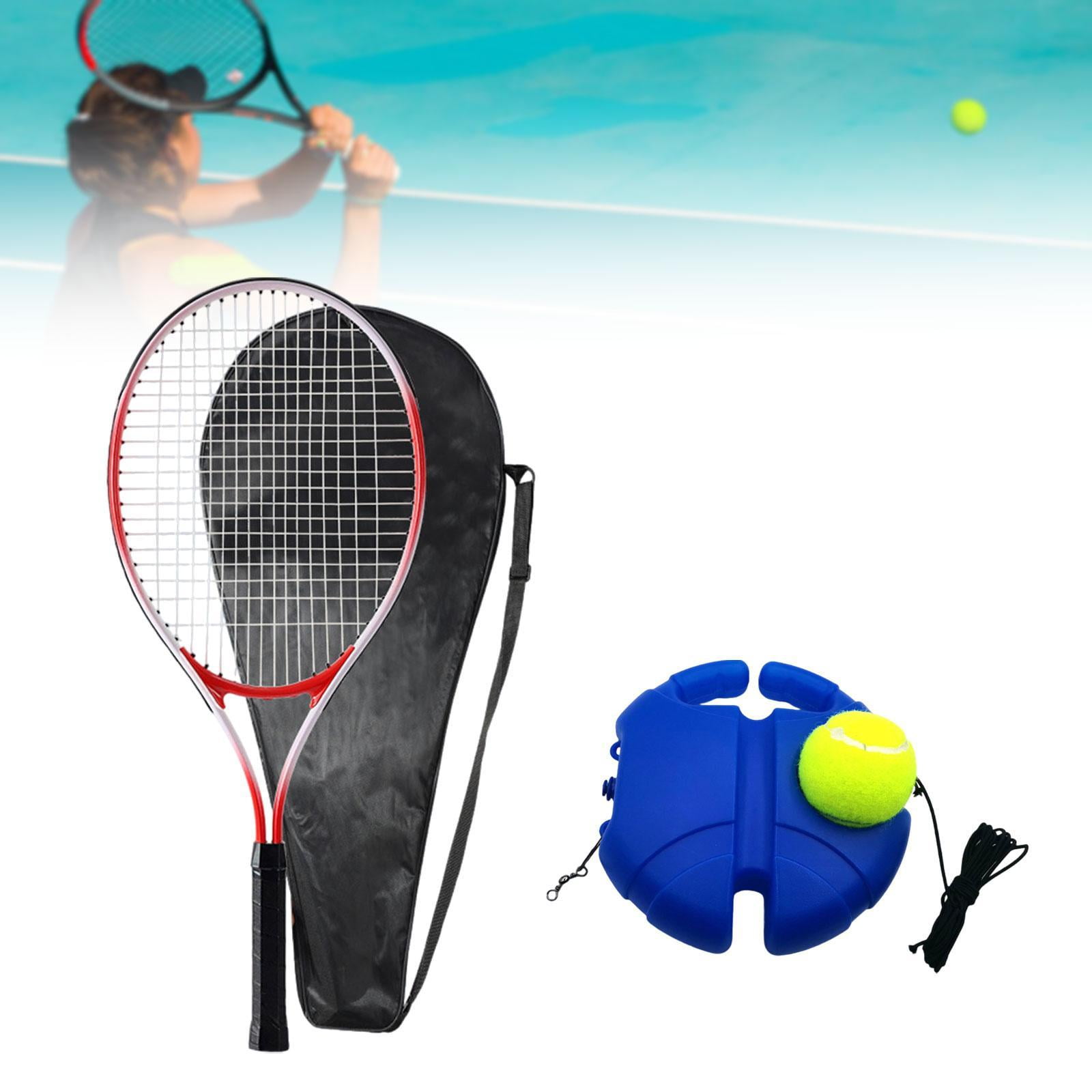 GARENDE Tennis Racket Portable Professional Tennis Training Ball with String Adults Red