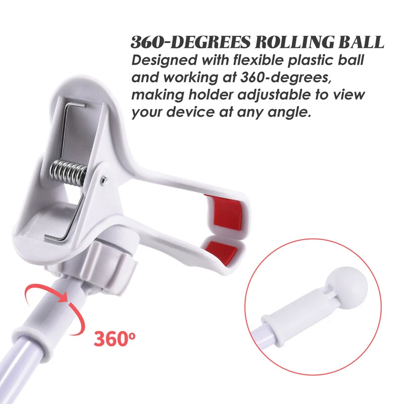Long Arm Bed Desk Lazy Phone Holder Mount Stand 360 Flexible Universal Bracket