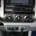 thumbnail image 6 of TINKI Soft Carbon Fiber Car Center Control Air Conditioning Adjustable Trim Sequins Stickers Trim Fit For Toyota Tacoma 2006 2007 2008 2009 2010 2011 2012 2013 2014 2015, 6 of 7