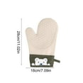 thumbnail image 3 of Oven Gloves Kitchen Baking Silicone Microwave Gloves, 3 of 6