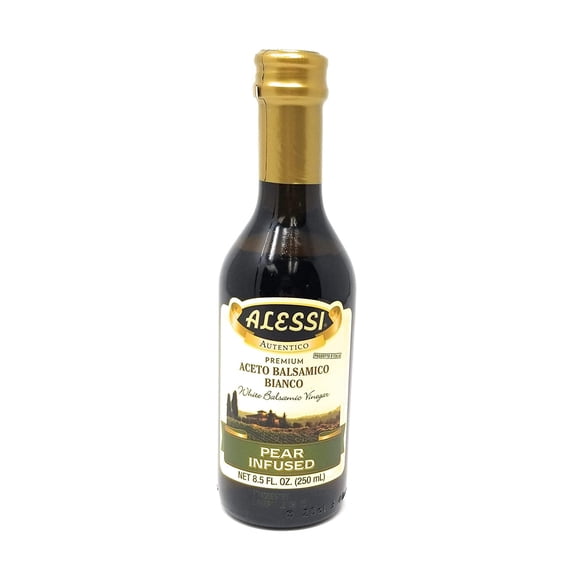Alessi Pear Infused White Balsamic Vinegar 8.5oz (Pack of 2)