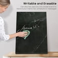 thumbnail image 4 of DOLLAR BOSS Magnetic Whiteboard Dry Erase White Board 24"x18" Black Marble Decorative White Board for Wall White Board for Home Office Decor, Bedroom, Kitchen, Classroom with Magnets & Markers, 4 of 9