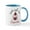 White/Blue Inside, variant on CafePress - Just Call Me Cupcake Mug - 11 oz Ceramic Mug - Novelty Coffee Tea Cup