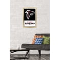 thumbnail image 2 of NFL Atlanta Falcons - Logo 21 Wall Poster, 14.725" x 22.375", Framed, 2 of 3