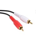 thumbnail image 2 of 2m/6.56ft AUX Panel Mount Cable 3.5mm to 3RCA Dashboard Panel Flush Mount Cable for Car Boat Motorcycle, 2 of 4