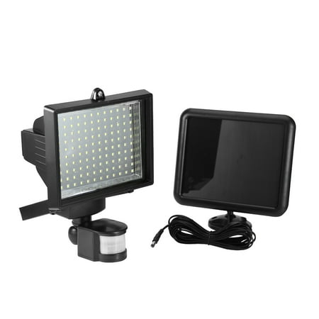 Ymiko Solar 120led Ed Motion Sensor Flood Light Wall Mounted Spotlight With Pir Detector Security Outdoor Home