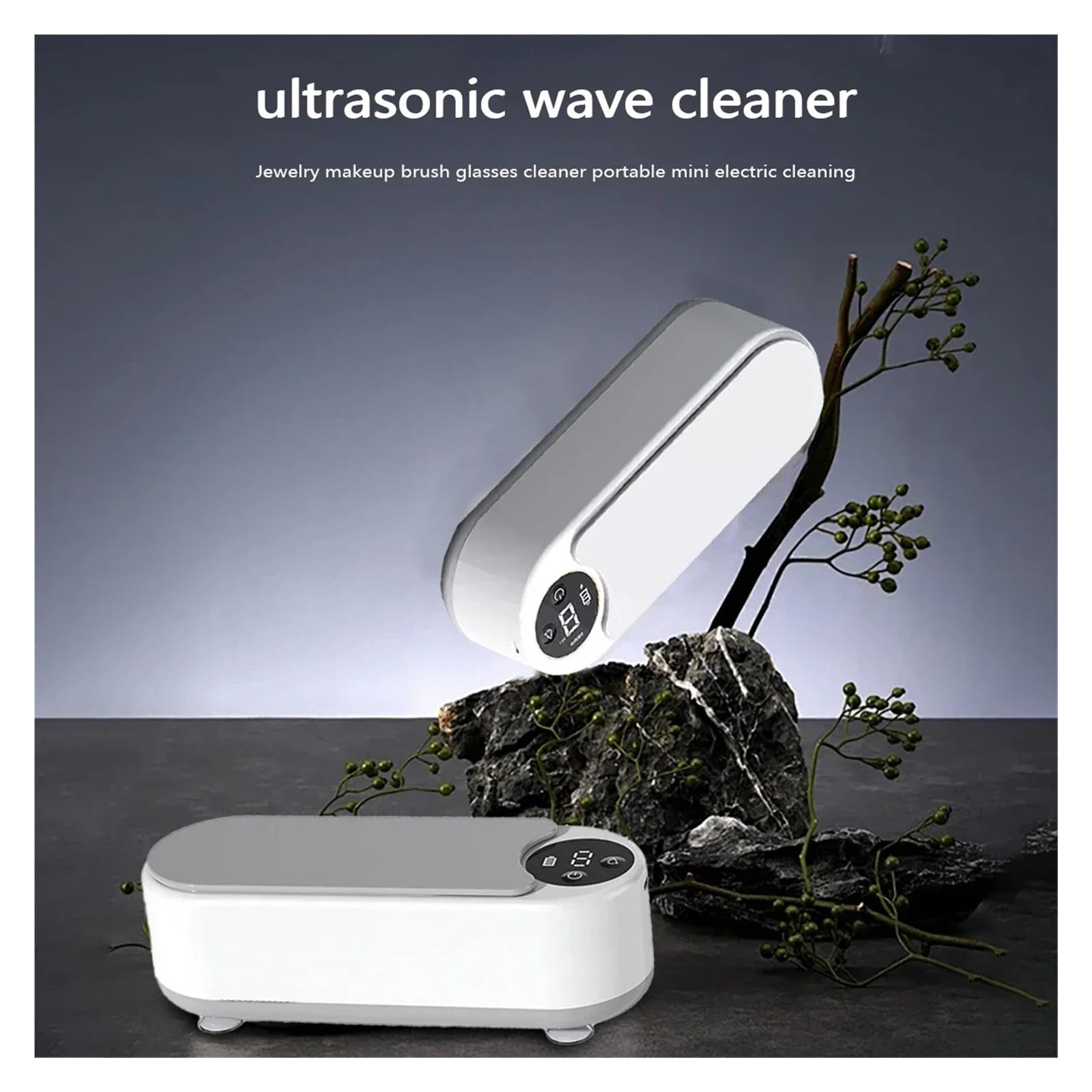 1pc Ultrasonic Eyeglasses Cleaner - Rechargeable USB Device for Jewelry, Glasses, Watches & More
