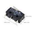 thumbnail image 2 of Miangastore 10 Pcs Microswitch Micro avec Grand Courant (Noir), 2 of 9