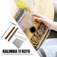 thumbnail image 3 of 17 Keys Kalimba DIY Keys+Bridge+Tuning Hammer Kit Thumb Piano Accessories, 3 of 6