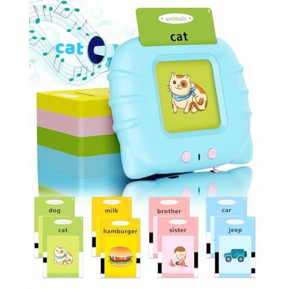 Toddler Toys for 2 3 4 5 Year Old Gifts,Speech Therapy Toy,Talking Flash Card 224 Sight Words,Montessori Learning Educational Sensory Toys for Autistic Children Toddler